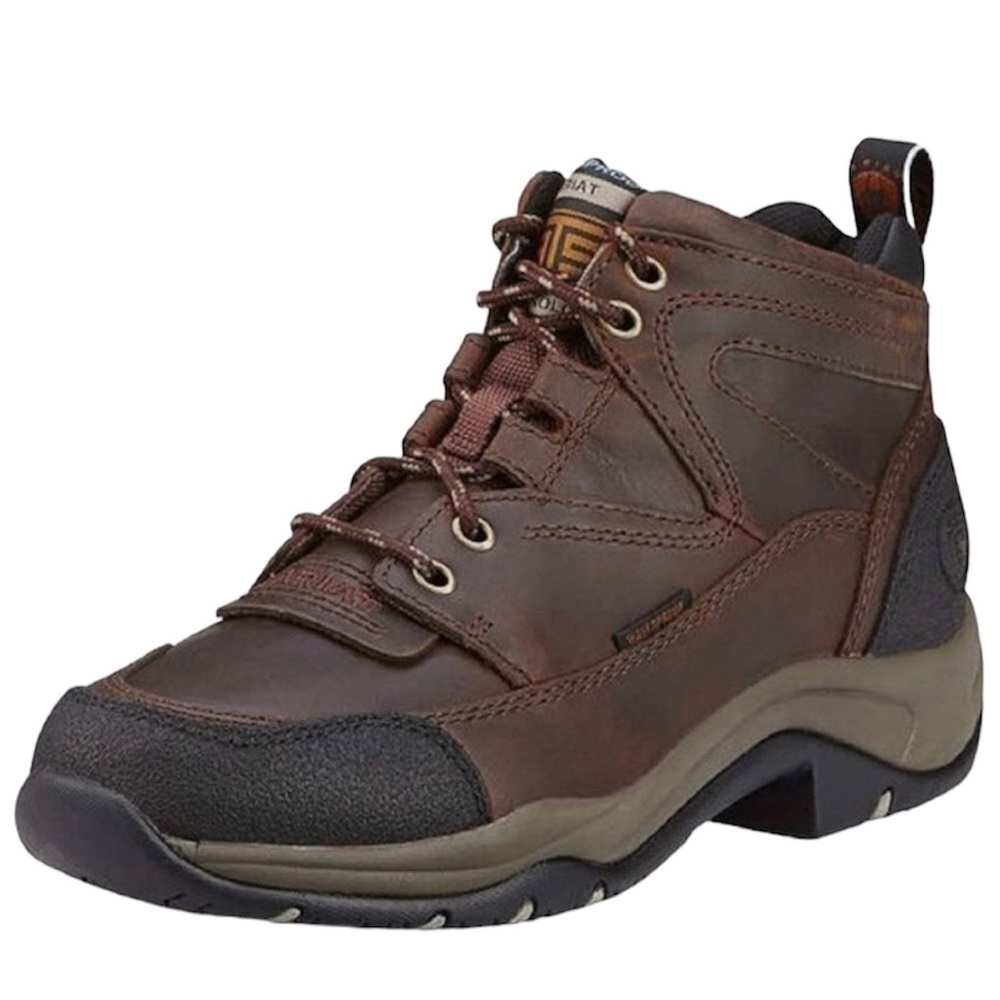 Men’s Ariat Terrain Waterproof Hiking Boot w/Box & Tags + Saddle Soap/Sponge - Picture 2 of 16